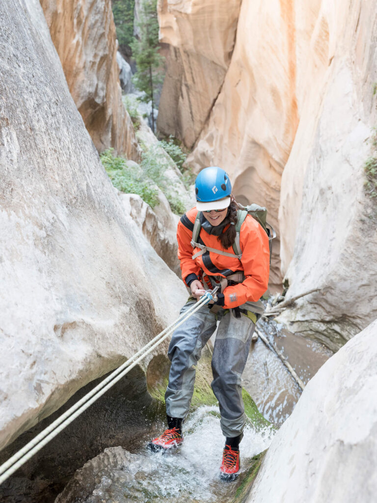Canyoneering in the South Fork of Oak Creek Canyon. AKA Eye of the Needle.